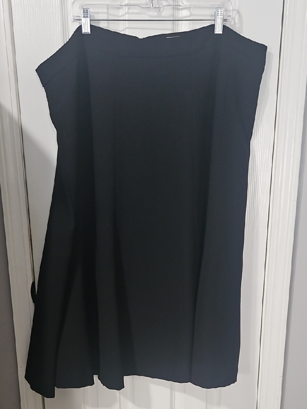 Covington Woman Plus Size Black Midi Skirt